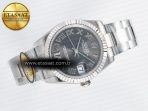 Rolex DateJust 31 278274 ARF 1:1 Best Edition 904L Steel Gray Roman Diamonds Dial on SS Oyster Bracelet ETA 2688 - Görsel 8