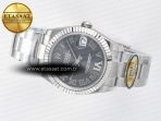 Rolex DateJust 31 278274 ARF 1:1 Best Edition 904L Steel Gray Roman Diamonds Dial on SS Oyster Bracelet ETA 2688 - Görsel 9