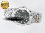 Rolex DateJust 31 278274 ARF 1:1 Best Edition 904L Steel Green Dial Stick Marker on SS Jubilee Bracelet ETA 2688 - Görsel 9