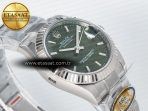 Rolex DateJust 31 278274 ARF 1:1 Best Edition 904L Steel Green Dial Stick Marker on SS Oyster Bracelet ETA 2688 - Görsel 7