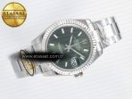 Rolex DateJust 31 278274 ARF 1:1 Best Edition 904L Steel Green Dial Stick Marker on SS Oyster Bracelet ETA 2688 - Görsel 8