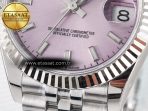 Rolex DateJust 31 278274 ARF 1:1 Best Edition 904L Steel Pink Dial Stick Marker on SS Jubilee Bracelet ETA 2688 - Görsel 12