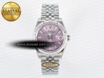 Rolex DateJust 31 278274 ARF 1:1 Best Edition 904L Steel Pink Dial Stick Marker on SS Jubilee Bracelet ETA 2688 - Görsel 3