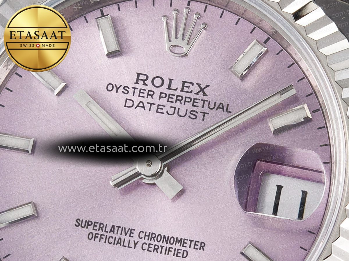 Rolex DateJust 31 278274 ARF 1:1 Best Edition 904L Steel Pink Dial Stick Marker on SS Oyster Bracelet ETA 2688 - Görsel 10