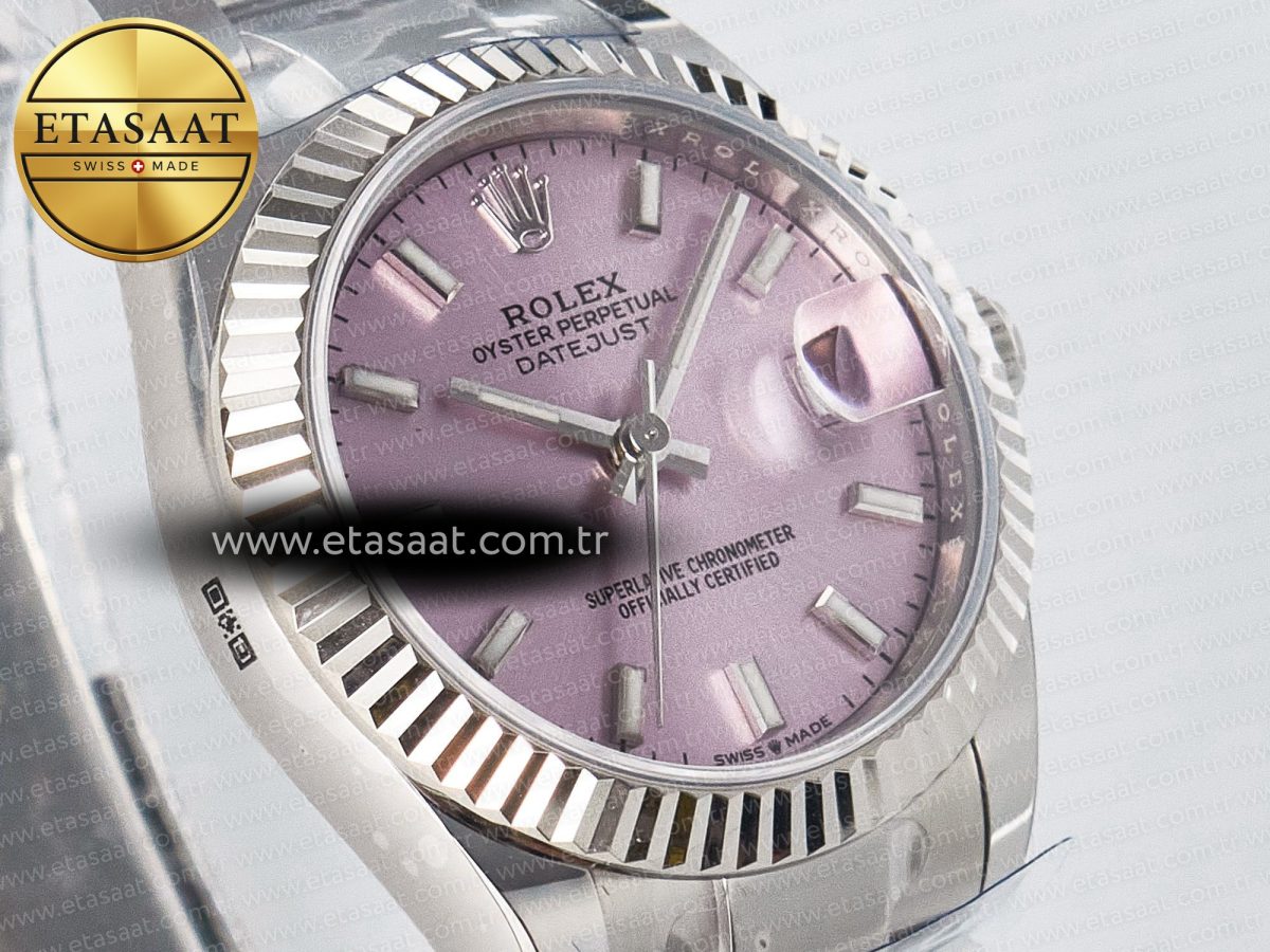 Rolex DateJust 31 278274 ARF 1:1 Best Edition 904L Steel Pink Dial Stick Marker on SS Oyster Bracelet ETA 2688 - Görsel 5