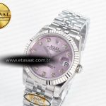 Rolex DateJust 31 278274 ARF 1:1 Best Edition 904L Steel Pink Diamonds Dial on SS Jubilee Bracelet ETA 2688