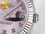 Rolex DateJust 31 278274 ARF 1:1 Best Edition 904L Steel Pink Diamonds Dial on SS Jubilee Bracelet ETA 2688 - Görsel 11