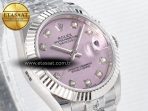 Rolex DateJust 31 278274 ARF 1:1 Best Edition 904L Steel Pink Diamonds Dial on SS Jubilee Bracelet ETA 2688 - Görsel 5
