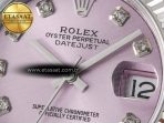 Rolex DateJust 31 278274 ARF 1:1 Best Edition 904L Steel Pink Diamonds Dial on SS Oyster Bracelet ETA 2688 - Görsel 10