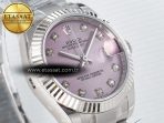 Rolex DateJust 31 278274 ARF 1:1 Best Edition 904L Steel Pink Diamonds Dial on SS Oyster Bracelet ETA 2688 - Görsel 5
