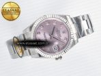 Rolex DateJust 31 278274 ARF 1:1 Best Edition 904L Steel Pink Diamonds Dial on SS Oyster Bracelet ETA 2688 - Görsel 8