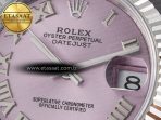 Rolex DateJust 31 278274 ARF 1:1 Best Edition 904L Steel Pink Roman Dial on SS Jubilee Bracelet ETA 2688 - Görsel 10
