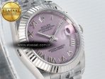 Rolex DateJust 31 278274 ARF 1:1 Best Edition 904L Steel Pink Roman Dial on SS Jubilee Bracelet ETA 2688 - Görsel 5