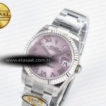 Rolex GDateJust 31 278274 ARF 1:1 Best Edition 904L Steel Pink Roman Dial on SS Oyster Bracelet ETA 2688