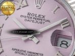 Rolex GDateJust 31 278274 ARF 1:1 Best Edition 904L Steel Pink Roman Dial on SS Oyster Bracelet ETA 2688 - Görsel 10