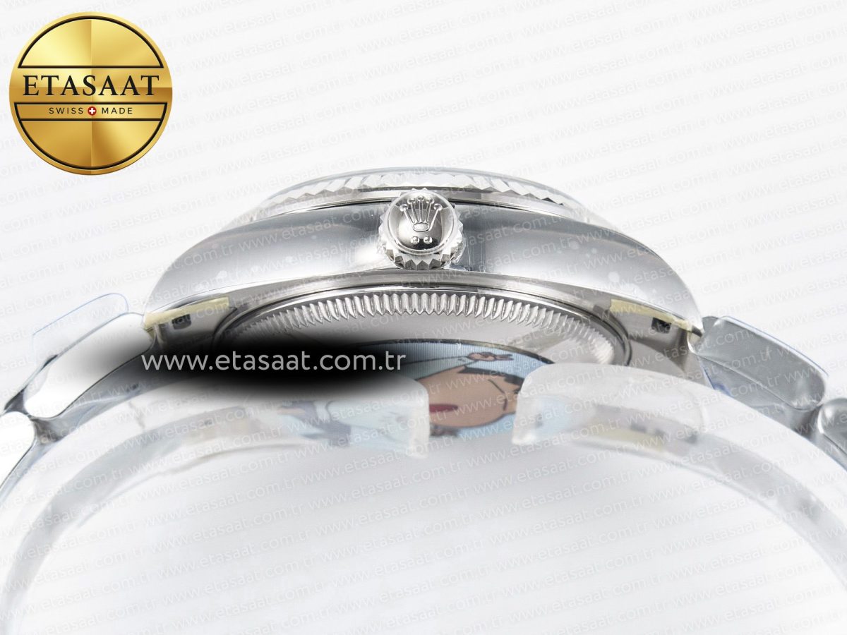 Rolex GDateJust 31 278274 ARF 1:1 Best Edition 904L Steel Pink Roman Dial on SS Oyster Bracelet ETA 2688 - Görsel 15