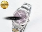 Rolex GDateJust 31 278274 ARF 1:1 Best Edition 904L Steel Pink Roman Dial on SS Oyster Bracelet ETA 2688 - Görsel 2
