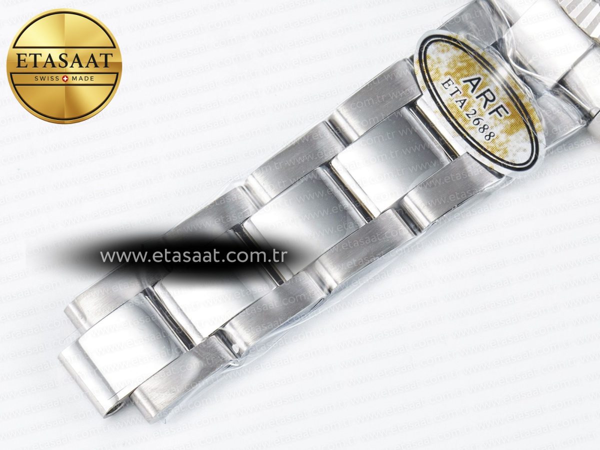 Rolex GDateJust 31 278274 ARF 1:1 Best Edition 904L Steel Pink Roman Dial on SS Oyster Bracelet ETA 2688 - Görsel 24