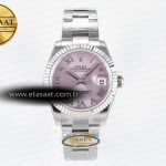 Rolex Datejust 31 278274 ARF Pembe Roma Kadran Oyster 2688 Eta Saat - Görsel 3 - 1:1 Süper Klon Saat