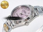 Rolex GDateJust 31 278274 ARF 1:1 Best Edition 904L Steel Pink Roman Dial on SS Oyster Bracelet ETA 2688 - Görsel 6