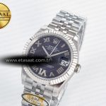 Rolex DateJust 31 278274 ARF 1:1 Best Edition 904L Steel Purple Roman Dial on SS Jubilee Bracelet ETA 2688