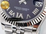 Rolex DateJust 31 278274 ARF 1:1 Best Edition 904L Steel Purple Roman Dial on SS Jubilee Bracelet ETA 2688 - Görsel 12