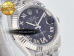 Rolex DateJust 31 278274 ARF 1:1 Best Edition 904L Steel Purple Roman Dial on SS Jubilee Bracelet ETA 2688 - Görsel 5