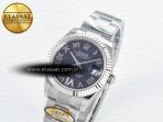 Rolex DateJust 31 278274 ARF 1:1 Best Edition 904L Steel Purple Roman Dial on SS Oyster Bracelet ETA 2688