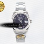 Rolex Datejust 31 278274 ARF Mor Roma Kadran Oyster 2688 Eta Saat - Görsel 3 - 1:1 Süper Klon Saat