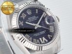 Rolex DateJust 31 278274 ARF 1:1 Best Edition 904L Steel Purple Roman Dial on SS Oyster Bracelet ETA 2688 - Görsel 5