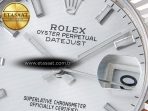 Rolex DateJust 31 278274 ARF 1:1 Best Edition 904L Steel Silver Dial Stick Marker on SS Jubilee Bracelet ETA 2688 - Görsel 10