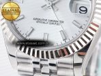 Rolex DateJust 31 278274 ARF 1:1 Best Edition 904L Steel Silver Dial Stick Marker on SS Jubilee Bracelet ETA 2688 - Görsel 12