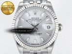 Rolex DateJust 31 278274 ARF 1:1 Best Edition 904L Steel Silver Dial Stick Marker on SS Jubilee Bracelet ETA 2688 - Görsel 5