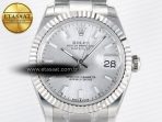 Rolex DateJust 31 278274 ARF 1:1 Best Edition 904L Steel Silver Dial Stick Marker on SS Oyster Bracelet ETA 2688 - Görsel 4