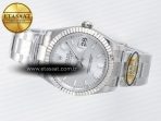 Rolex DateJust 31 278274 ARF 1:1 Best Edition 904L Steel Silver Dial Stick Marker on SS Oyster Bracelet ETA 2688 - Görsel 9