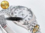 Rolex DateJust 31 278274 ARF 1:1 Best Edition 904L Steel Silver Diamonds Dial on SS Jubilee Bracelet ETA 2688 - Görsel 7