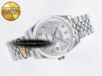 Rolex DateJust 31 278274 ARF 1:1 Best Edition 904L Steel Silver Diamonds Dial on SS Jubilee Bracelet ETA 2688 - Görsel 8