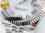 Rolex DateJust 31 278274 ARF 1:1 Best Edition 904L Steel Silver Roman Diamonds Dial on SS Jubilee Bracelet ETA 2688 - Görsel 12