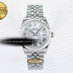Rolex Datejust 31 278274 ARF Gümüş Roma Pırlantalı 2688 11 Eta Saat - Görsel 3 - 1:1 Süper Klon Saat