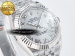Rolex DateJust 31 278274 ARF 1:1 Best Edition 904L Steel Silver Roman Diamonds Dial on SS Jubilee Bracelet ETA 2688 - Görsel 5