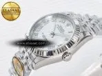 Rolex DateJust 31 278274 ARF 1:1 Best Edition 904L Steel Silver Roman Diamonds Dial on SS Jubilee Bracelet ETA 2688 - Görsel 6