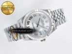 Rolex DateJust 31 278274 ARF 1:1 Best Edition 904L Steel Silver Roman Diamonds Dial on SS Jubilee Bracelet ETA 2688 - Görsel 8