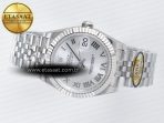 Rolex DateJust 31 278274 ARF 1:1 Best Edition 904L Steel Silver Roman Diamonds Dial on SS Jubilee Bracelet ETA 2688 - Görsel 9