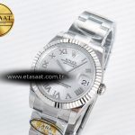 Rolex DateJust 31 278274 ARF 1:1 Best Edition 904L Steel Silver Roman Diamonds Dial on SS Oyster Bracelet ETA 2688