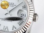 Rolex DateJust 31 278274 ARF 1:1 Best Edition 904L Steel Silver Roman Diamonds Dial on SS Oyster Bracelet ETA 2688 - Görsel 11