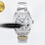 Rolex Datejust 31 278274 ARF Gümüş Roma Pırlantalı 2688 Eta Saat - Görsel 3 - 1:1 Süper Klon Saat