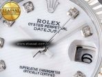 Rolex DateJust 31 278274 ARF 1:1 Best Edition 904L Steel White MOP Diamonds Dial on SS Jubilee Bracelet ETA 2688 - Görsel 10