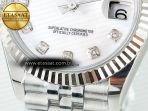 Rolex DateJust 31 278274 ARF 1:1 Best Edition 904L Steel White MOP Diamonds Dial on SS Jubilee Bracelet ETA 2688 - Görsel 12