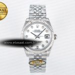 Rolex Datejust 31 278274 ARF Beyaz Sedef Pırlantalı 2688 Eta Saat - Görsel 3 - 1:1 Süper Klon Saat