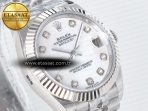 Rolex DateJust 31 278274 ARF 1:1 Best Edition 904L Steel White MOP Diamonds Dial on SS Jubilee Bracelet ETA 2688 - Görsel 5